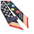 Sciarpa Louis Vuitton BB Painted Dot Nero  - vista 2
