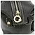 Bulgari Borsa in pelle nera Bvlgari Nero - vista 4