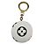 Louis Vuitton Monogram Multicolore Keyring White Multiple colors