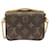 Borsa a Spalla Louis Vuitton Monogram Micro Metis Marrone - vista 2