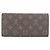 Cartera Louis Vuitton Monogram Portefeuille Emilie Castaño Rosa - vista 2