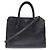 Borsa a mano in pelle Vitello Daino Prada Blu navy