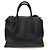 Borsa a mano in pelle Vitello Daino Prada Blu navy - vista 2