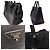 Borsa a mano in pelle Vitello Daino Prada Blu navy - vista 6
