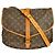 Borsa Louis Vuitton Saumur in Tela Monogram 35 Marrone