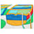 Hermès LENÇO DE SEDA HERMES THALASSA PIERRE PERON CARRÉ 90 MULTICOLOR Multicor  - vista 7