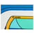 Hermès LENÇO DE SEDA HERMES THALASSA PIERRE PERON CARRÉ 90 MULTICOLOR Multicor  - vista 9