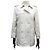 ABRIGO TRENCH LOUIS VUITTON MONOGRAMA LOGO CREMA S 36 Crudo