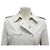ABRIGO TRENCH LOUIS VUITTON MONOGRAMA LOGO CREMA S 36 Crudo - vista 2
