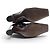 BOTAS LOUIS VUITTON SILHOUETTE 38 PUNTA CUADRADA CUERO NEGRO - vista 6