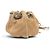 CHANEL BOURSE CORDON A22054 CLUTCH IN PELLE BEIGE BORSA A MANO - vista 5