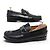Hermès MOCASSINI HERMES TENOR H202923 43 PELLE NERA Nero - vista 3