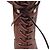 Stivaletti stringati Veruka di Stuart Weitzman in pelle Rose Pink Marrone Rosa - vista 12