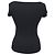 Reformation Jeans Gerippte Strickbluse aus schwarzem Tencel - Ansicht 3