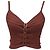 Autre Marque Top de alcinha Dion Lee Central Chain em viscose Old Rose Marrom Rosa