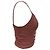 Autre Marque Top de alcinha Dion Lee Central Chain em viscose Old Rose Marrom Rosa - vista 2