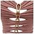 Autre Marque Top de alcinha Dion Lee Central Chain em viscose Old Rose Marrom Rosa - vista 4