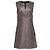 Mini abito Yvette di Diane Von Furstenberg in acrilico argento Metallico