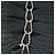 Autre Marque Top a canotta Dion Lee Central Chain in viscosa nera Nero - vista 4