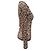 Top de manga larga Dolce & Gabbana con estampado de leopardo en poliamida marrón Castaño - vista 2