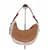 Prada Borsa Arqué Small in pelle e shearling Marrone  - vista 4