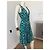 Diane von Furstenberg Vestido cruzado Lora de mezcla de seda Castaño Blanco Azul - vista 2