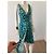 Diane von Furstenberg Vestido cruzado Lora de mezcla de seda Castaño Blanco Azul - vista 5