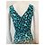 Diane von Furstenberg Vestido cruzado Lora de mezcla de seda Castaño Blanco Azul - vista 6