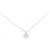 Autre Marque Collana in oro bianco 585 e diamanti Argento