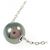 Collana Mikimoto Jewels In Motion in oro bianco Au750, perla nera e diamante Argento - vista 3