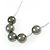 Collana Mikimoto Jewels In Motion in oro bianco Au750, perla nera e diamante Argento - vista 4