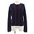 Conjunto de Cachemira Chanel P20298V01207 Azul Azul marino