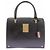 Thom Browne Borsa tote "Mr. Thom" in pelle granulata Nero
