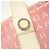 Bulgari Borsa Bvlgari Rosa e Crema in Pelle e Tela Crudo - vista 4