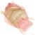 Bulgari Borsa Bvlgari Rosa e Crema in Pelle e Tela Crudo - vista 7