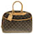 Borsa Louis Vuitton Monogram Bowling Vanity Marrone