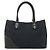 Borsa Gucci 137385 in tela GG e pelle beige e nera Nero - vista 2