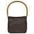 Borsa a Spalla Louis Vuitton Monogram Looping MM Marrone - vista 2
