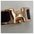 Hermès HERMES Olympe PM Leather Band Ring Yellow Dark brown  - view 5