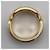Hermès HERMES Olympe PM Leather Band Ring Yellow Dark brown  - view 7