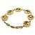Bracciale con catena e cerchio logo Coco di Chanel D'oro - vista 3