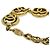 Bracciale con catena e cerchio logo Coco di Chanel D'oro - vista 6