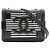 Borsa a Spalla Chanel Lego Boy Nero Bianco - vista 2