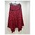 Zadig & Voltaire Gonna lunga Jafar Skeleton Jac Bico Nero Rosso - vista 2