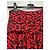 Zadig & Voltaire Gonna lunga Jafar Skeleton Jac Bico Nero Rosso - vista 3