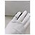 Graff Promise Three Stones Diamantring aus Platin Silber - Ansicht 6