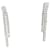 Damiani Orecchini Flowing Diamanti e Platino Argento