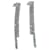 Damiani Orecchini Flowing Diamanti e Platino Argento - vista 2