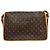 Louis Vuitton Sac Gibeciere Messenger Bag Monogram Canvas GM Marrone - vista 2