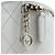 Borsa a tracolla in pelle Chanel Nero Bianco - vista 11